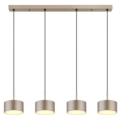 Globo - LED-pendel med wire LED/40W/230V 3000K beige
