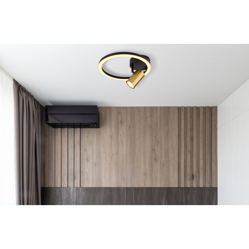 Globo - LED vægspot 1xGU10/5W/230V + LED/12W/230V