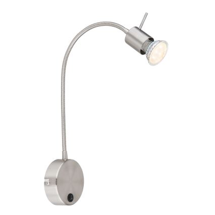 Globo - Fleksibel lampe 1xGU10/35W/230V