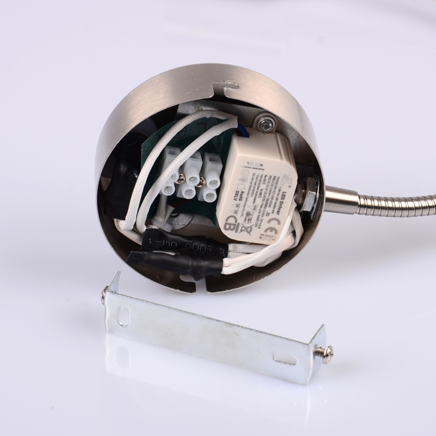 Globo - Fleksibel LED-læselampe LED/3W/230V