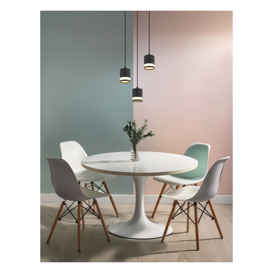 Globo - LED pendel 3xGX53/7W/230V 3000K sort