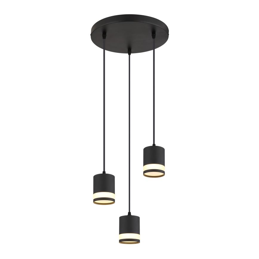 Globo - LED pendel 3xGX53/7W/230V 3000K sort