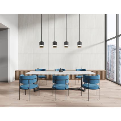 Globo - LED pendel 4xGX53/7W/230V 3000K sort