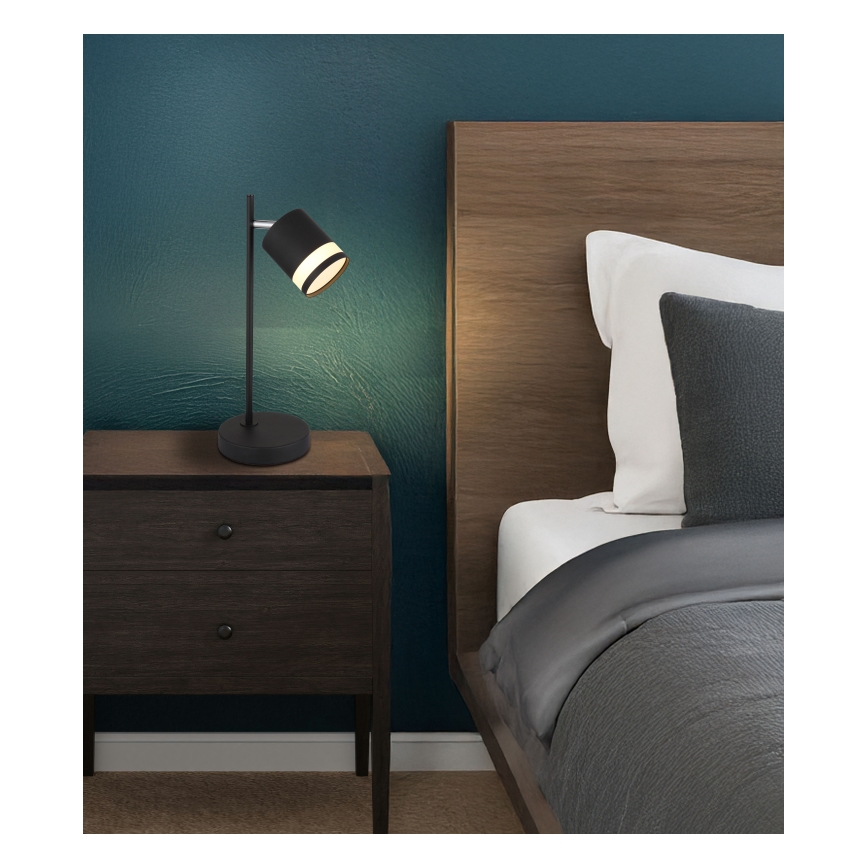 Globo - LED bordlampe 1xGX53/7W/230V 3000K sort