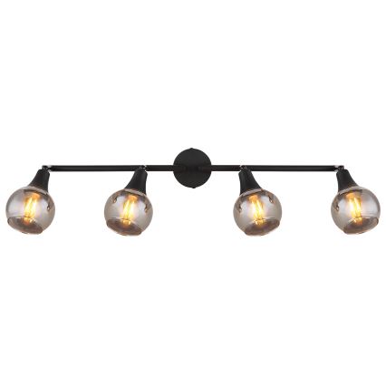 Globo - Spotlampe 4xE14/40W/230V sort