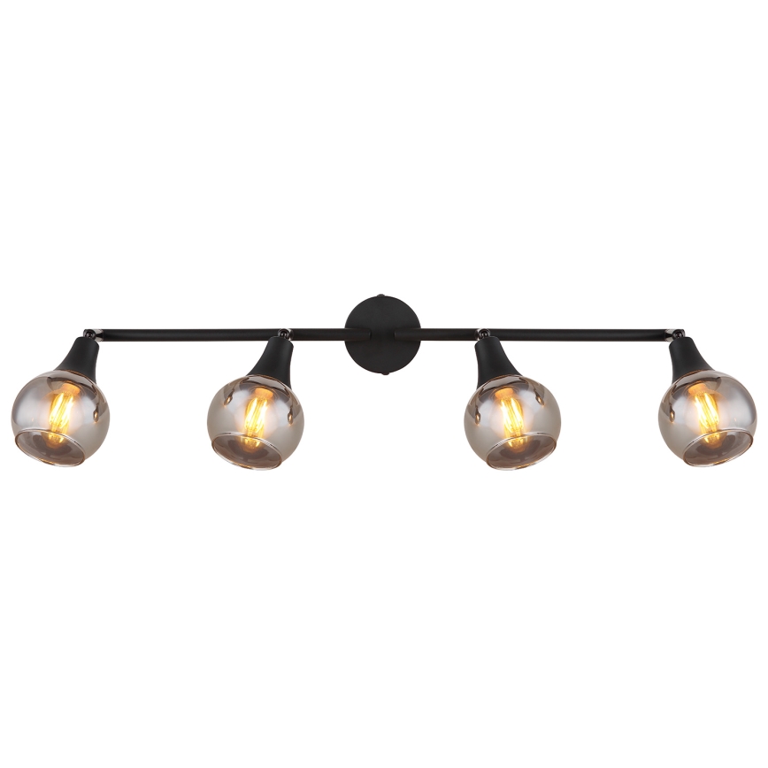 Globo - Spotlampe 4xE14/40W/230V sort