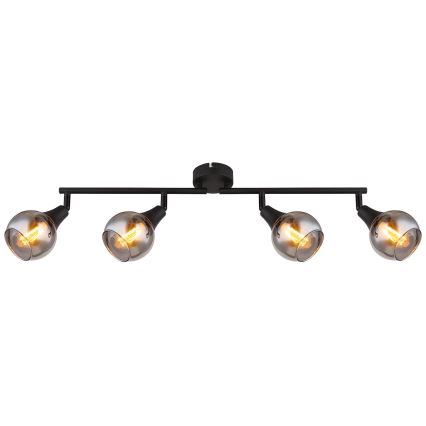 Globo - Spotlampe 4xE14/40W/230V sort