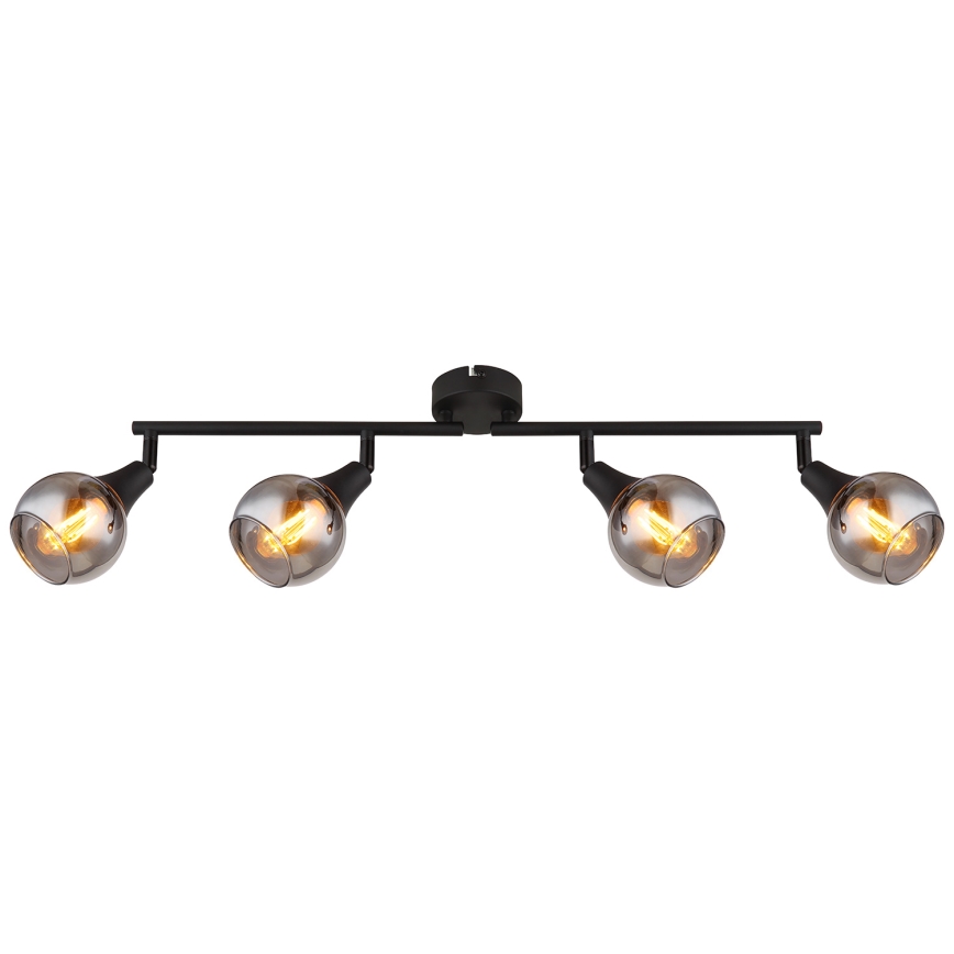 Globo - Spotlampe 4xE14/40W/230V sort