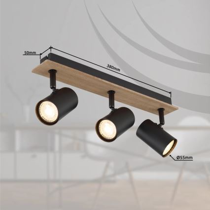 Globo - Spotlampe 3xGU10/35W/230V