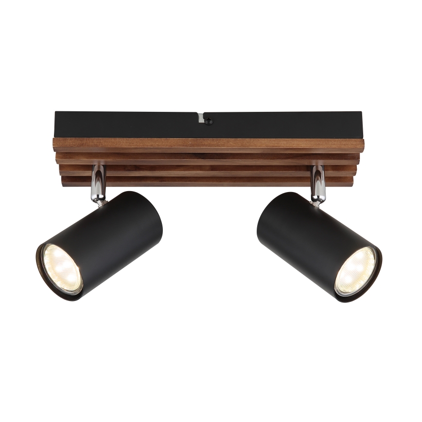 Globo - Spotlampe 2xGU10/25W/230V sort