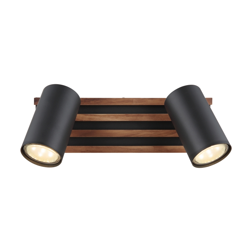 Globo - Spotlampe 2xGU10/25W/230V sort