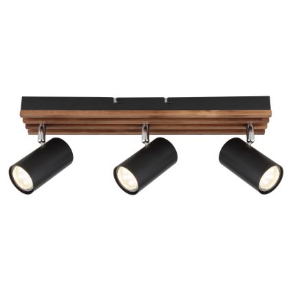 Globo - Spotlampe 3xGU10/25W/230V sort