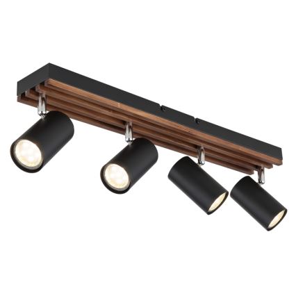 Globo - Spotlampe 4xGU10/25W/230V sort