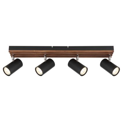 Globo - Spotlampe 4xGU10/25W/230V sort