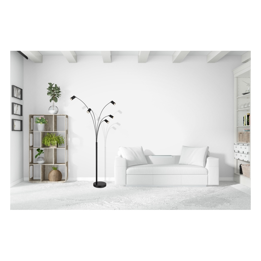 Globo - Gulvlampe 5xGU10/35W/230V