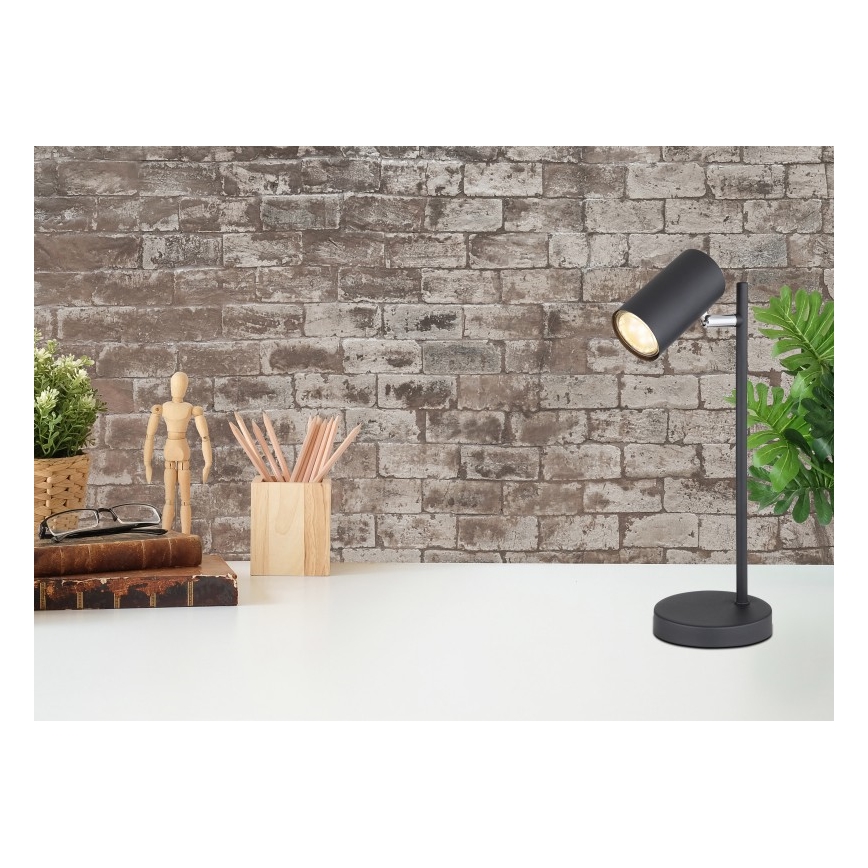 Globo - Bordlampe 1xGU10/5W/230V sort