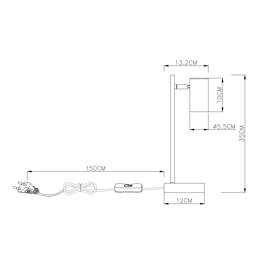 Globo - Bordlampe 1xGU10/5W/230V