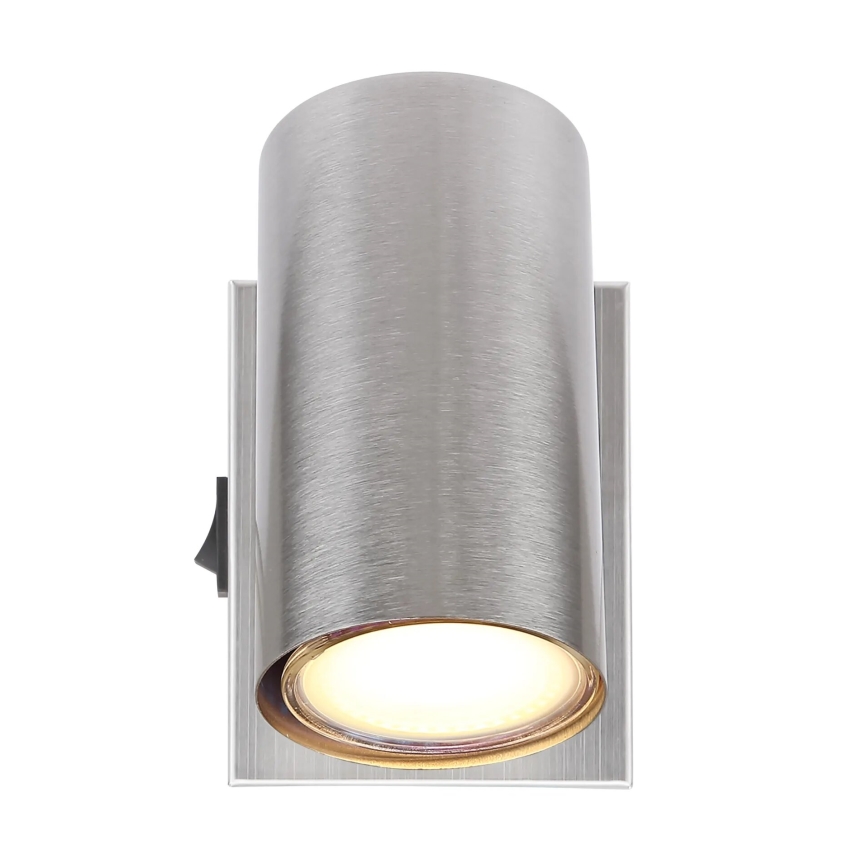 Globo - Vægspot 1xGU10/25W/230V mat krom