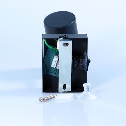 Globo - Vægspot 1xGU10/25W/230V sort