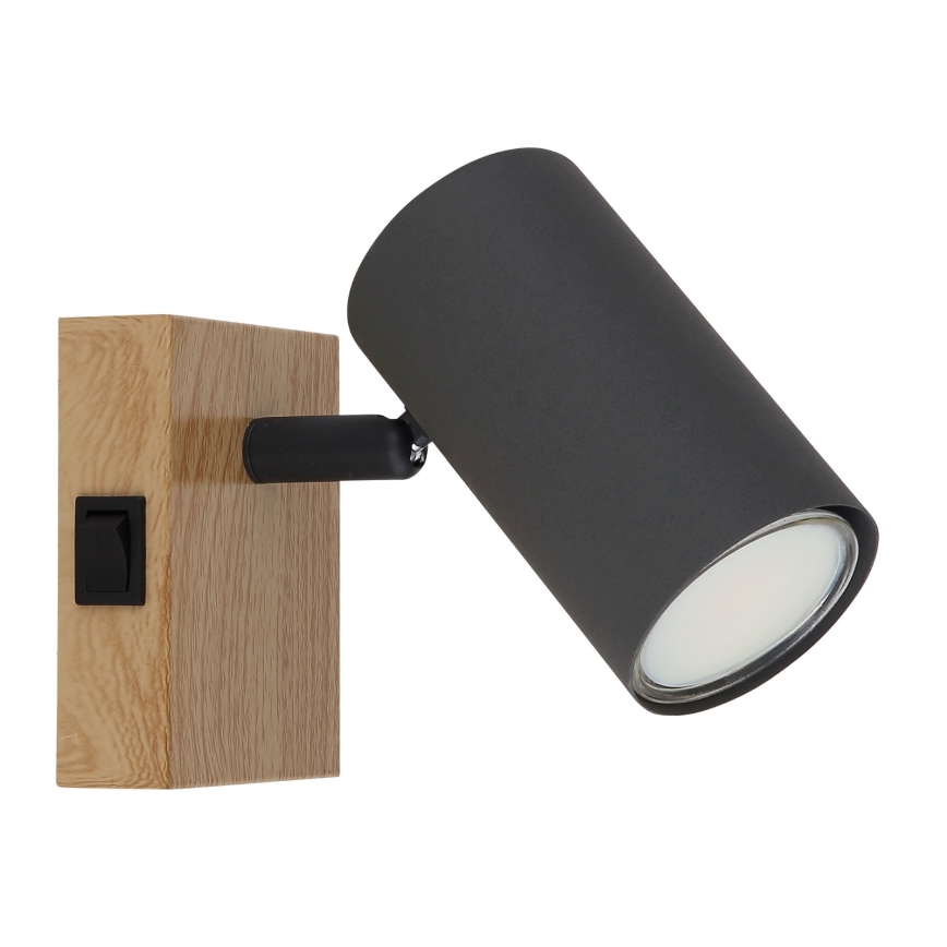 Globo - Vægspot 1xGU10/25W/230V grå/brun