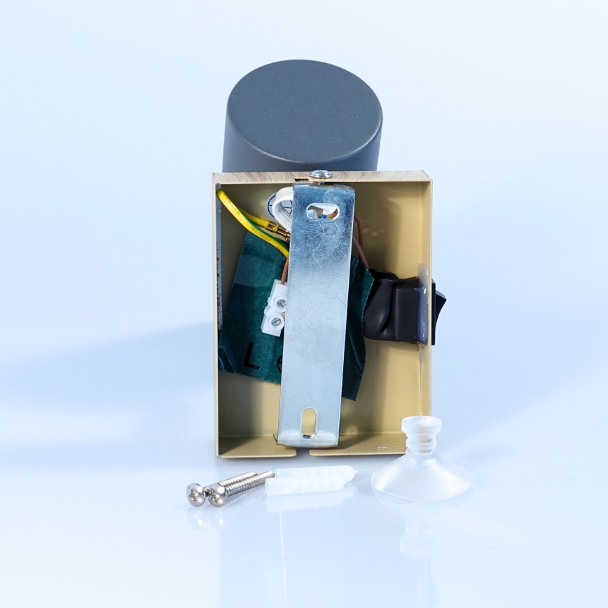 Globo - Vægspot 1xGU10/25W/230V grå/brun