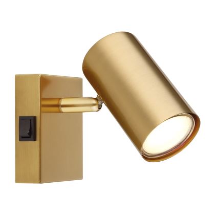 Globo - Vægspot 1xGU10/25W/230V guldfarvet