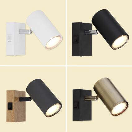 Globo - Vægspot 1xGU10/25W/230V guldfarvet