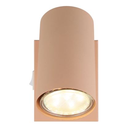 Globo - Vægspot 1xGU10/25W/230V orange
