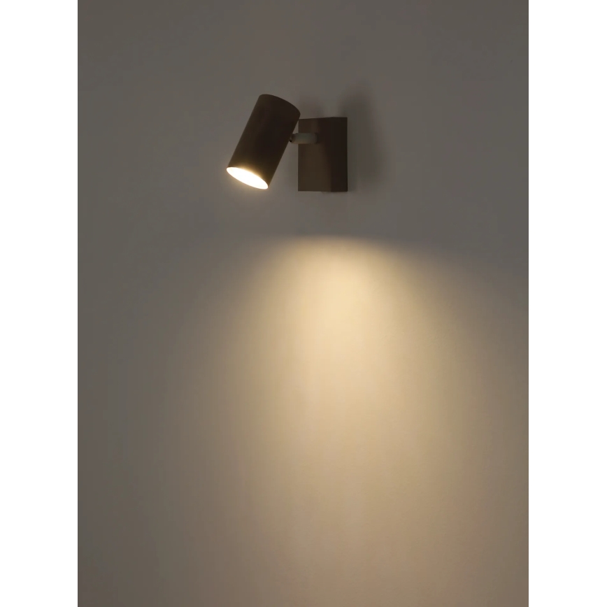Globo - Væglampe med spot 1xGU10/35W/230V beige