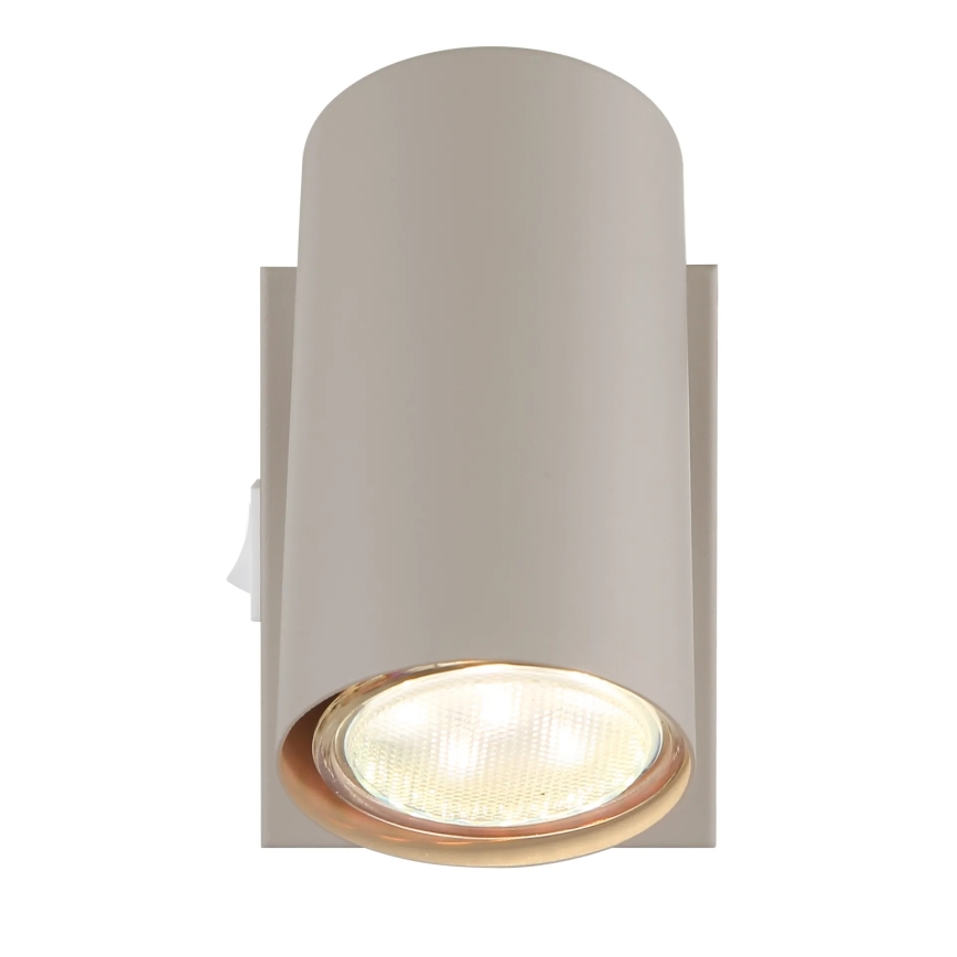 Globo - Væglampe med spot 1xGU10/35W/230V beige