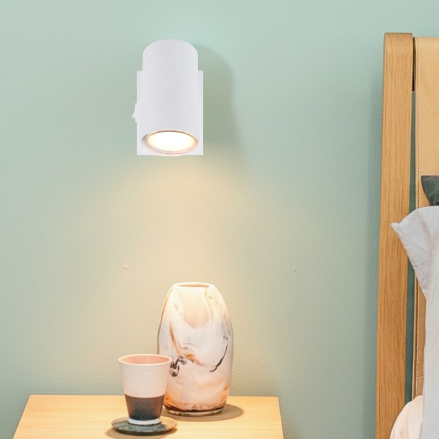 Globo - Vægspot 1xGU10/25W/230V hvid