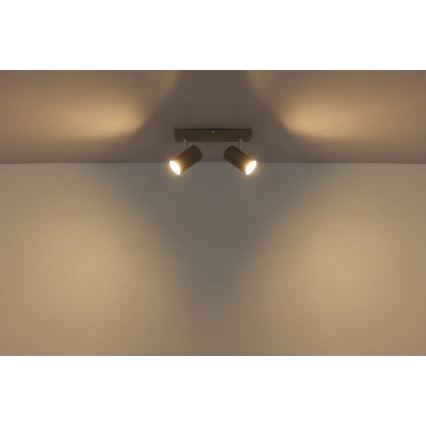 Globo - Spotlampe 2xGU10/35W/230V beige