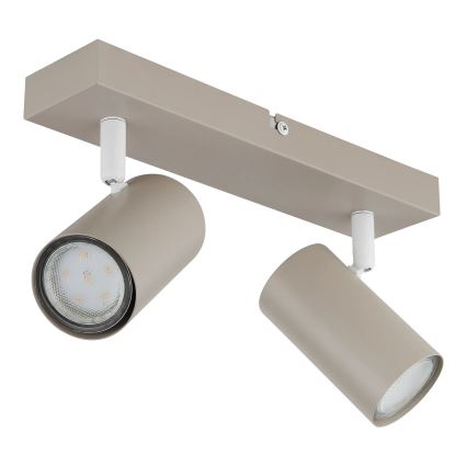 Globo - Spotlampe 2xGU10/35W/230V beige