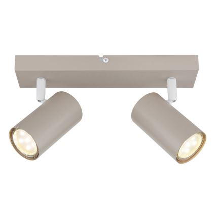 Globo - Spotlampe 2xGU10/35W/230V beige