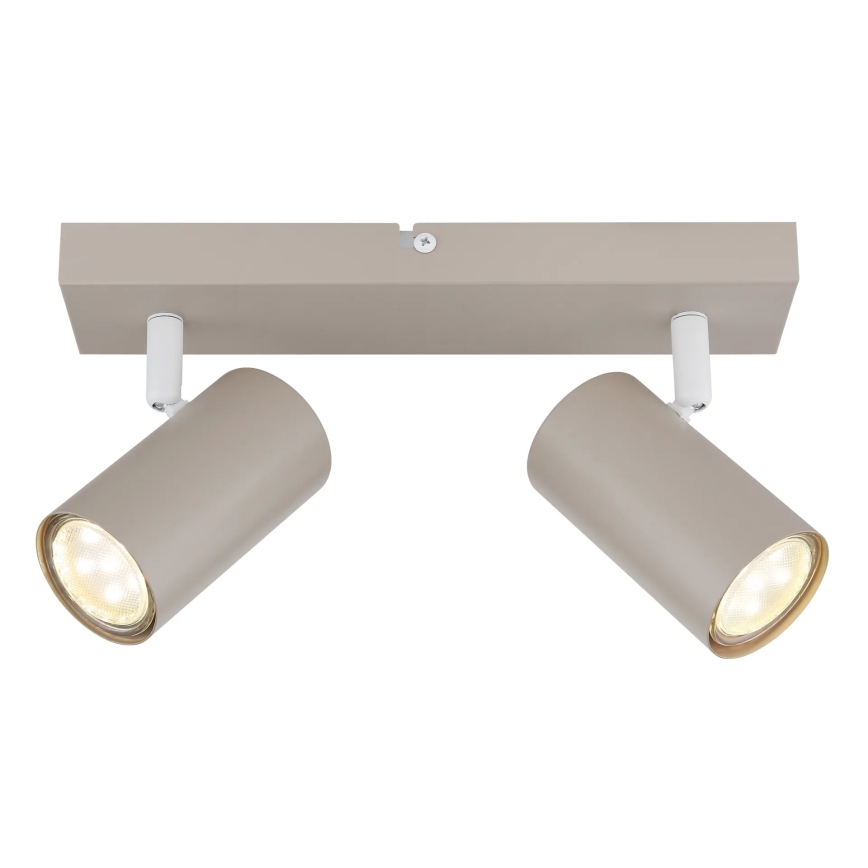 Globo - Spotlampe 2xGU10/35W/230V beige