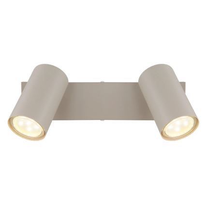 Globo - Spotlampe 2xGU10/35W/230V beige