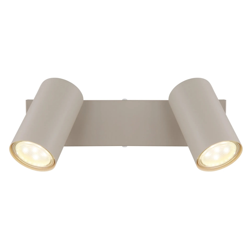 Globo - Spotlampe 2xGU10/35W/230V beige