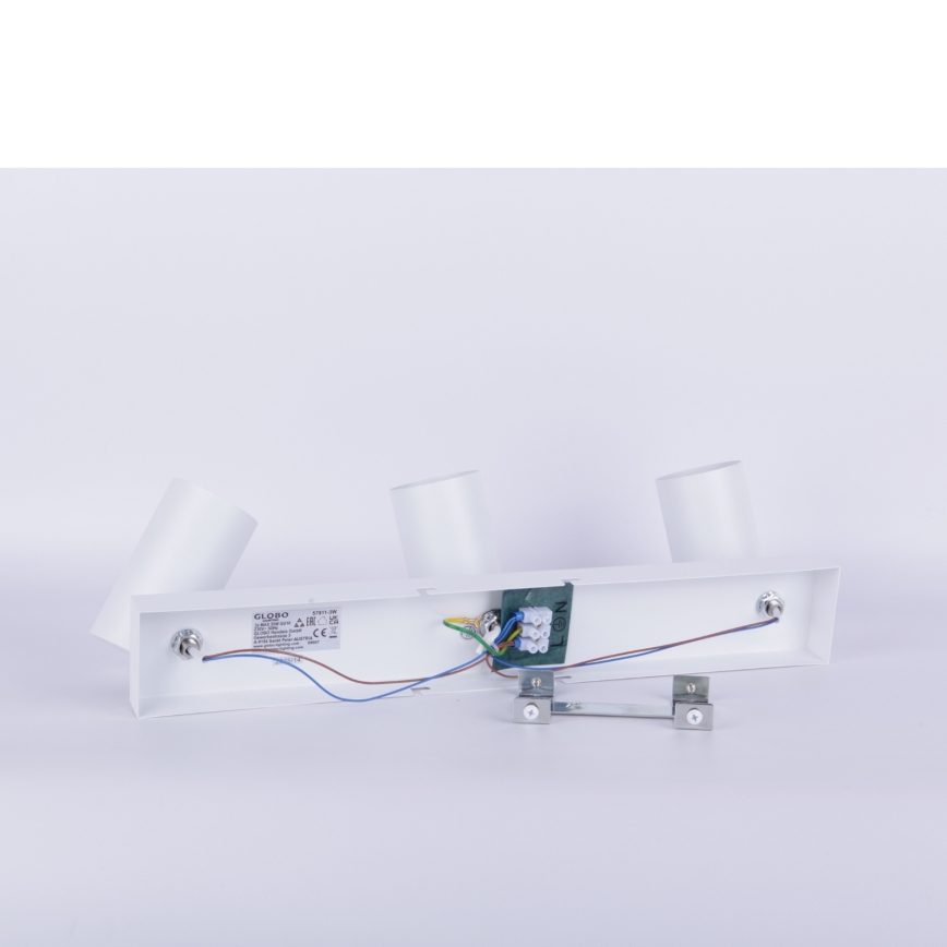 Globo - Spotlampe 3xGU10/35W/230V hvid