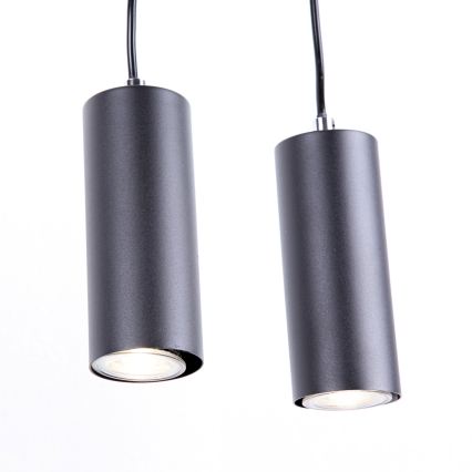 Globo - Pendel 4xGU10/35W/230V sort