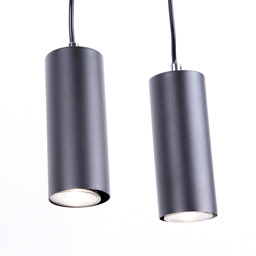 Globo - Pendel 4xGU10/35W/230V sort