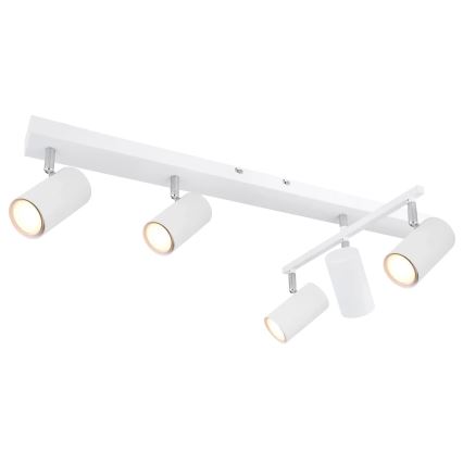 Globo - Spotlampe 5xGU10/35W/230V hvid