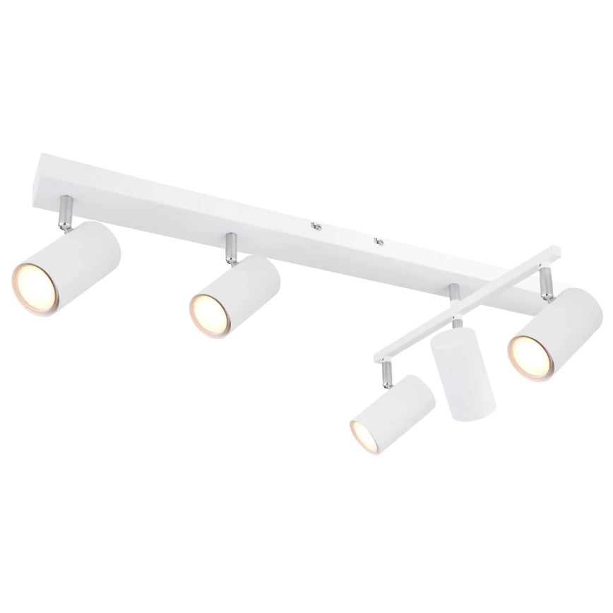 Globo - Spotlampe 5xGU10/35W/230V hvid
