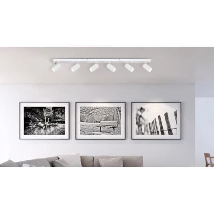 Globo - Spotlampe 6xGU10/35W/230V hvid