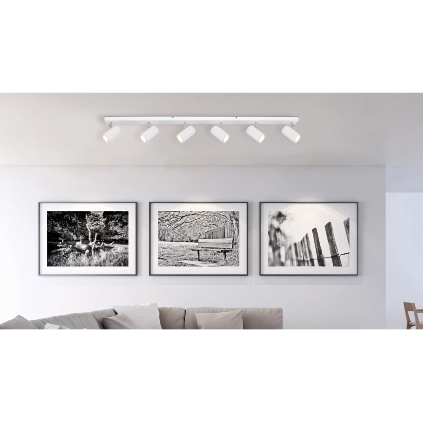 Globo - Spotlampe 6xGU10/35W/230V hvid