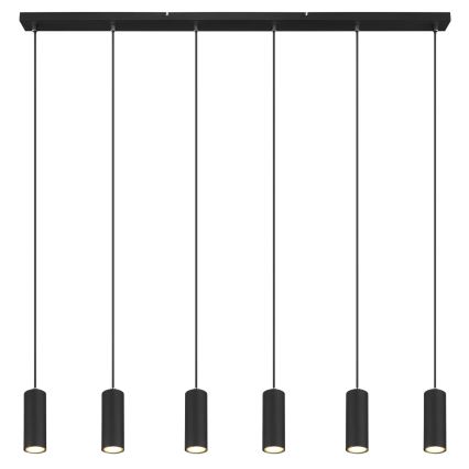 Globo - Pendel med wire 6xGU10/35W/230V