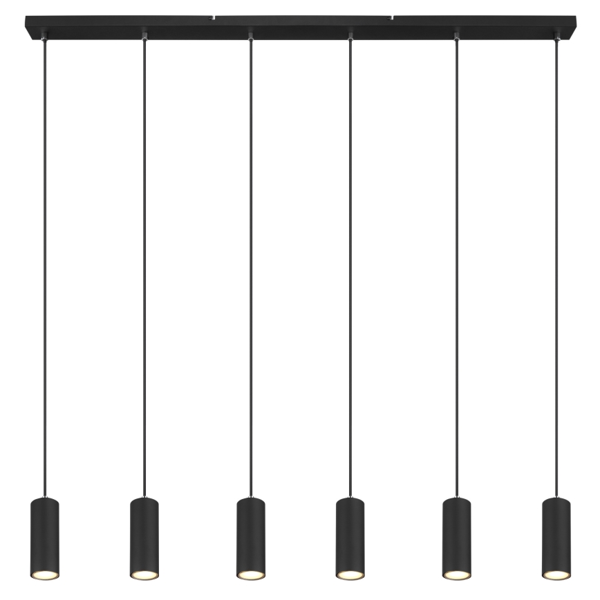 Globo - Pendel med wire 6xGU10/35W/230V