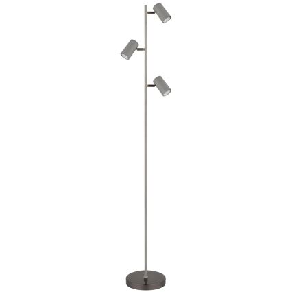 Globo - Gulvlampe 3xGU10/5W/230V grå