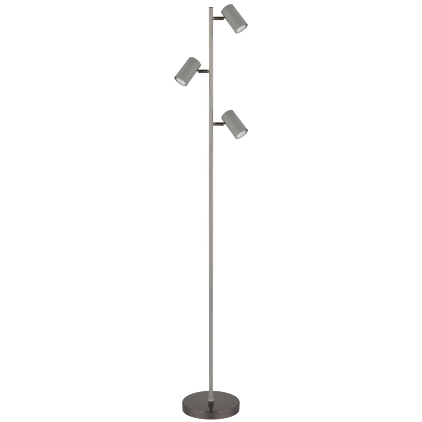 Globo - Gulvlampe 3xGU10/5W/230V grå