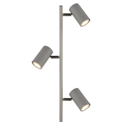Globo - Gulvlampe 3xGU10/5W/230V grå