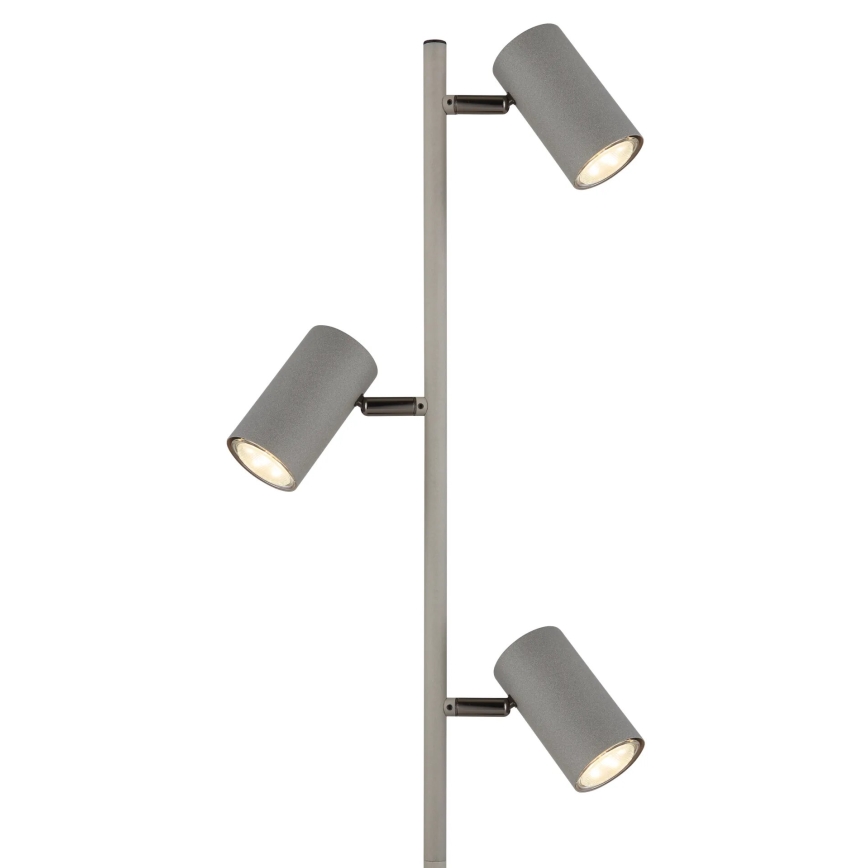 Globo - Gulvlampe 3xGU10/5W/230V grå